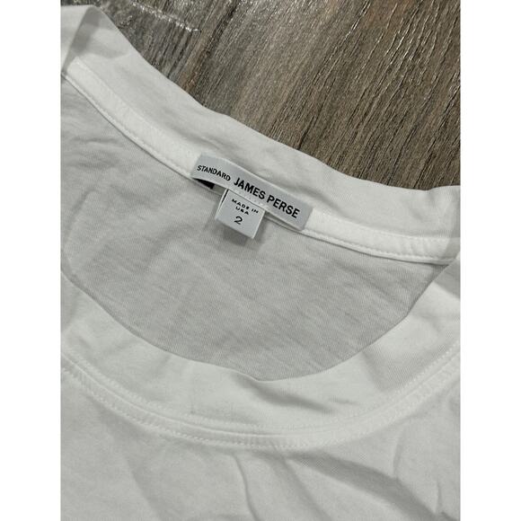 James Perse Women's WLJ3114 Vintage Little Boy Crewneck T-Shirt - Picture 2 of 2